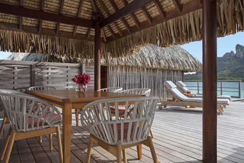 One-Bedroom Lagoon View Overwater Bungalow Suite