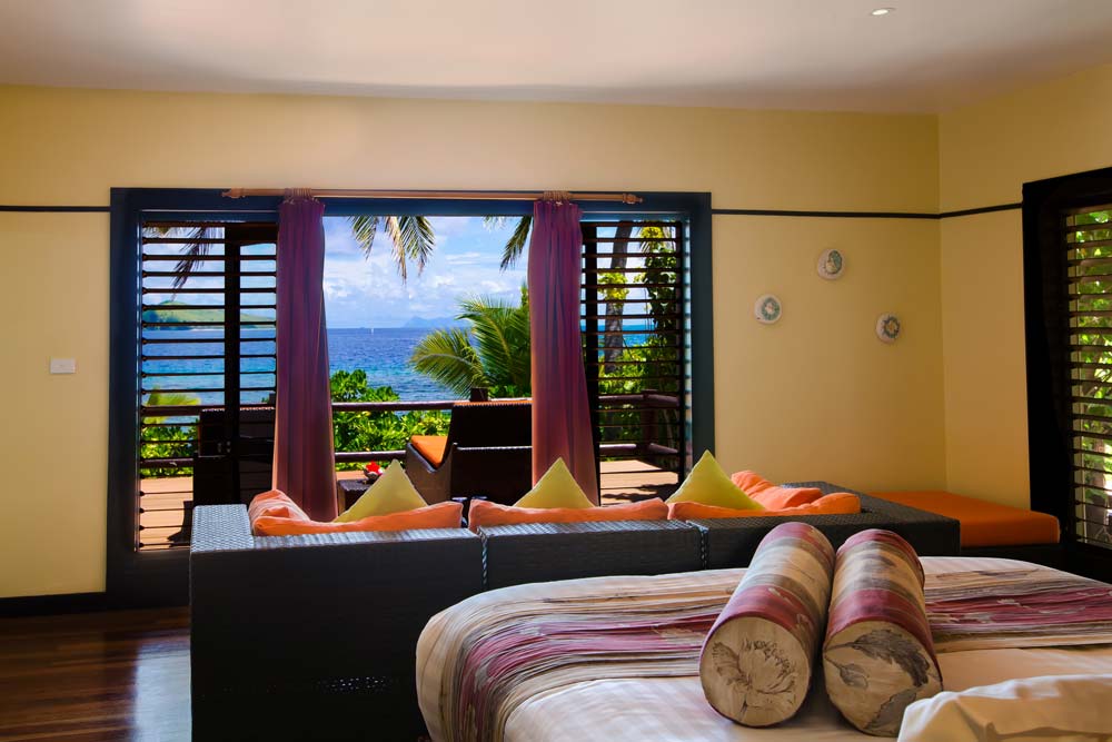 Beachfront Bures at Mana Island Resort