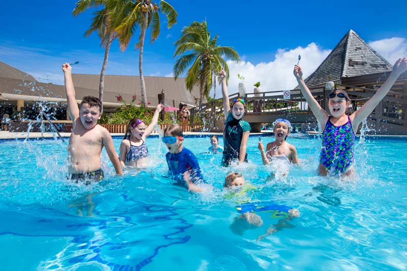 Kiddies' pool at Mana Fiji