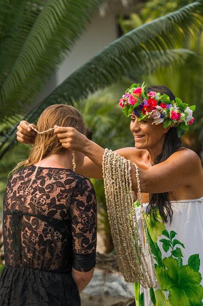 Welcoming visitors at Te Vara Nui