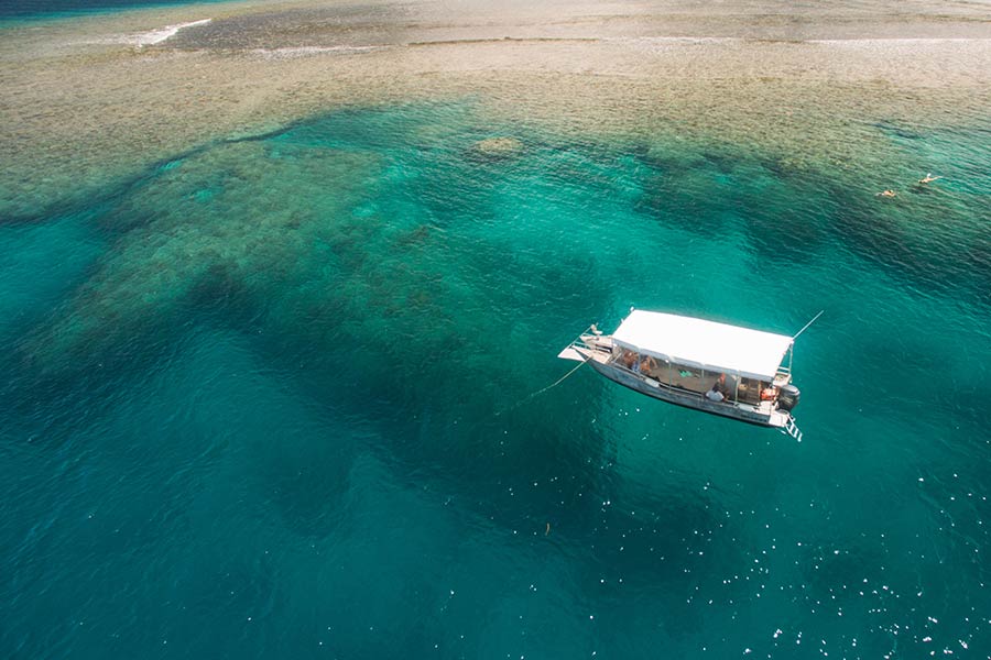 Fishing off Lomani Island Resort