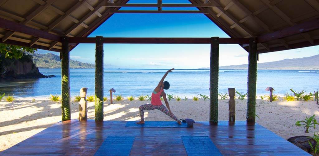 Yoga centre at Qamea Fiji