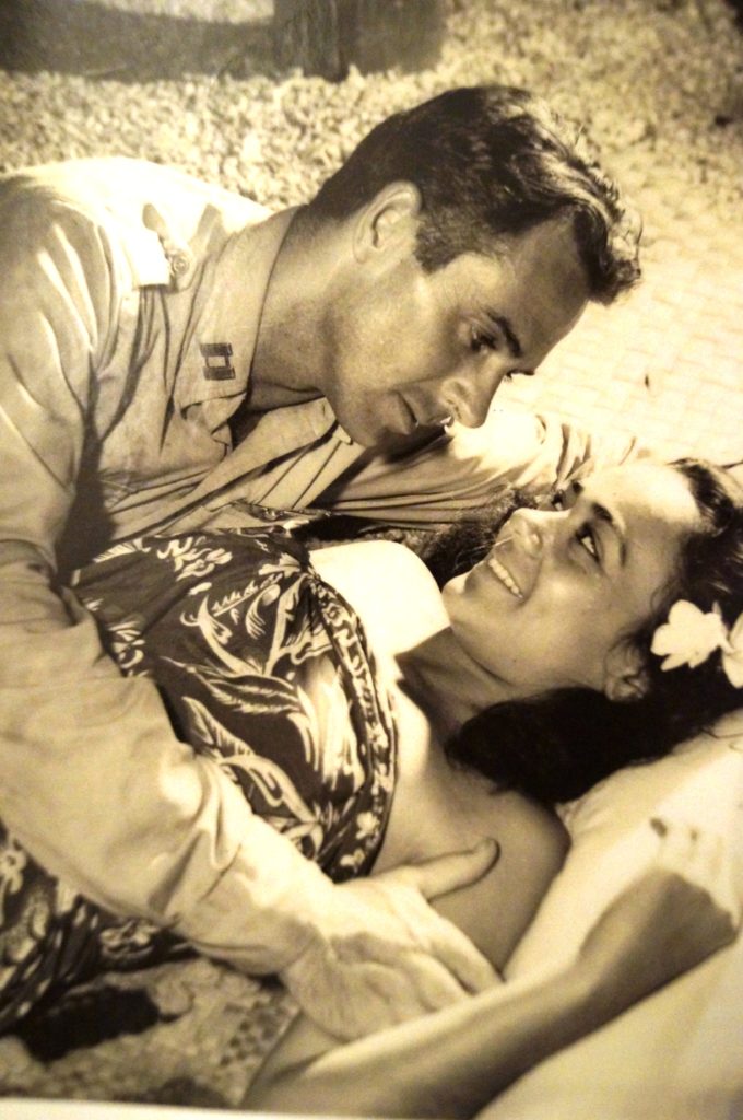Gary Cooper and Roberta Haynes in Return To Paradise (1953)