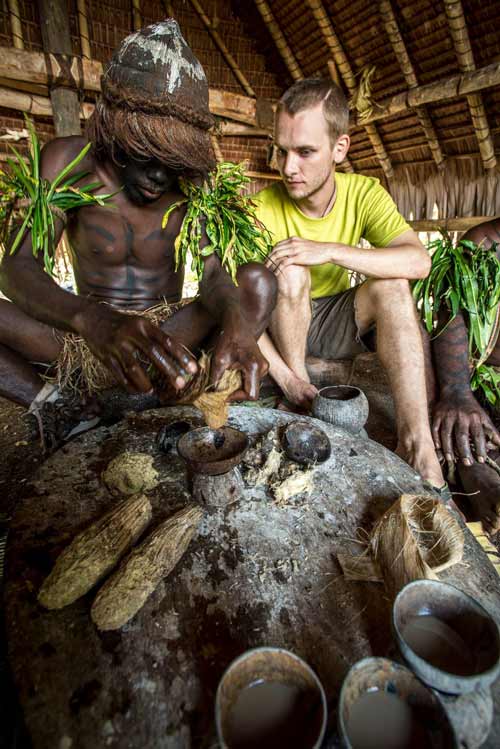 Kava ceremony in Vanuatu