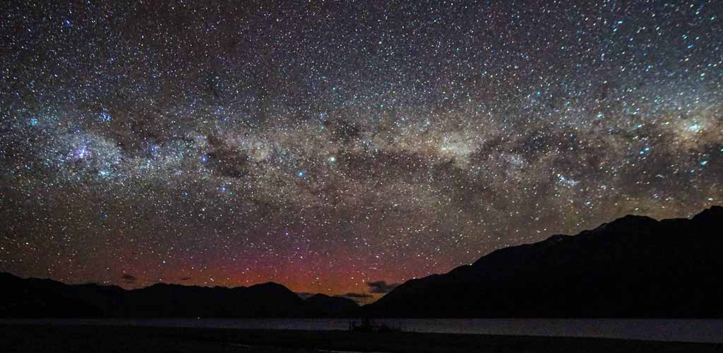 Star gazing in New Zealand