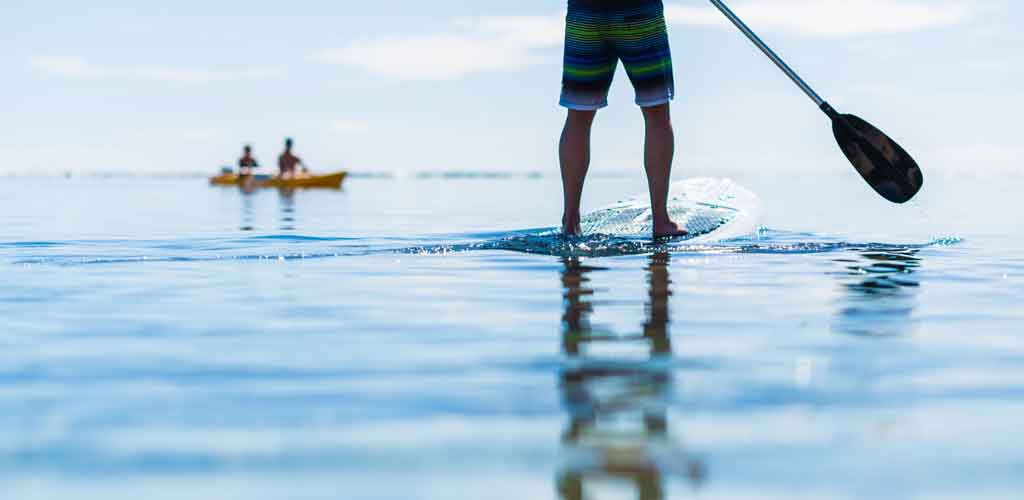 Stand up paddle boarding at Tokoriki