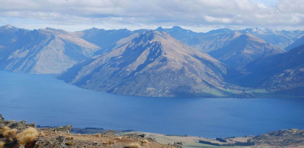 The Lake Wakatipu in Queenstown, New Zealand