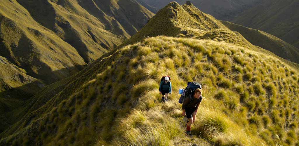 The Motutapu Track near Queenstown, New Zealand