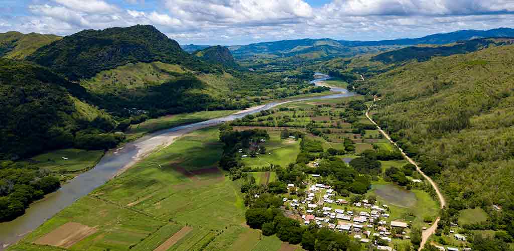 Drove view of Sigatoka Valley, Fiji
