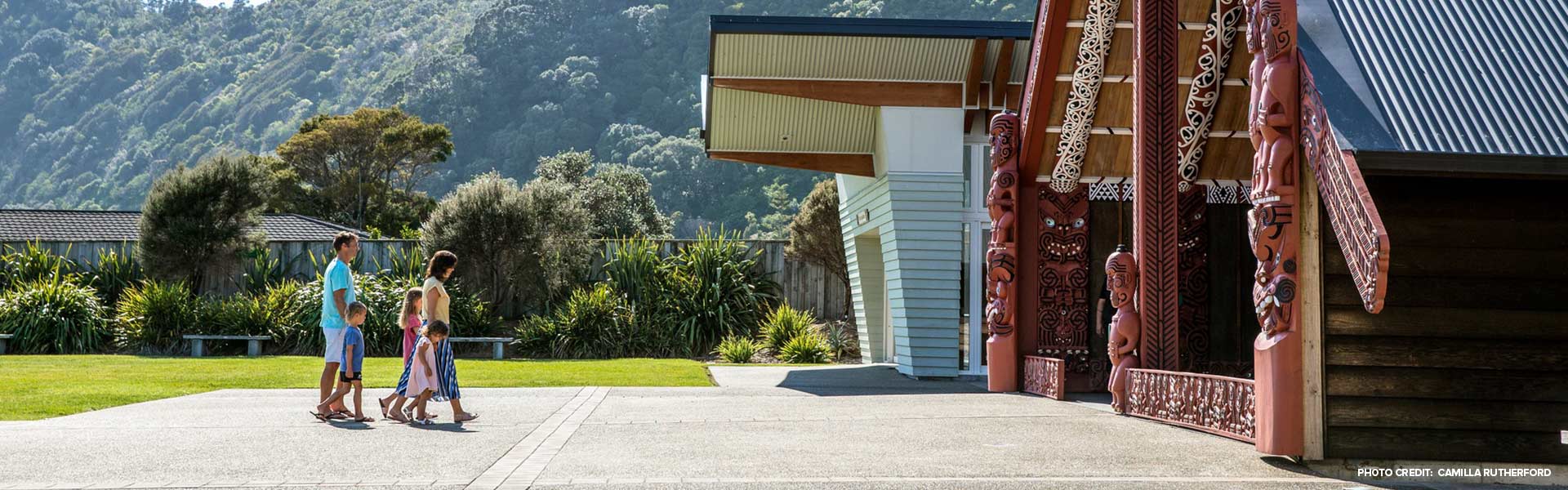 Family on a New Zealand holiday