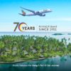 Fiji Airways 70 yeas anniversary