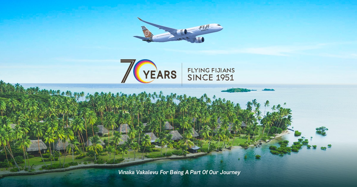 Fiji Airways 70 yeas anniversary