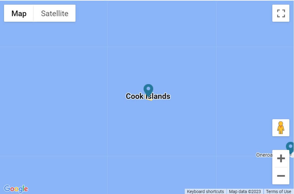 Cook Islands Destination Map