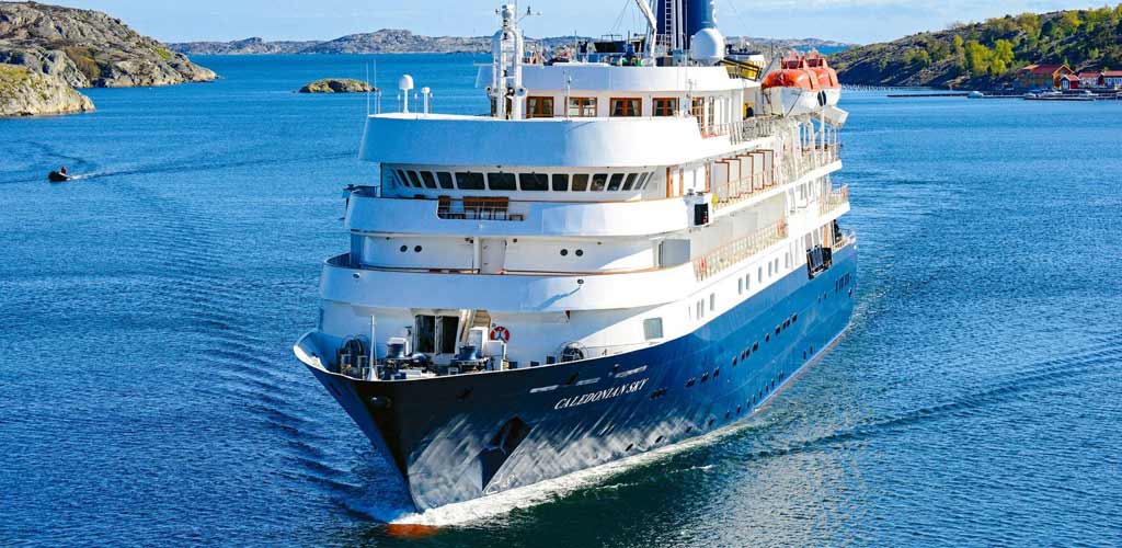 the MS Caledonian Sky from Captain Cook Cruises 