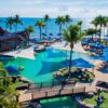 Drone view of the Radisson Blu Resort, Fiji Denarau Island