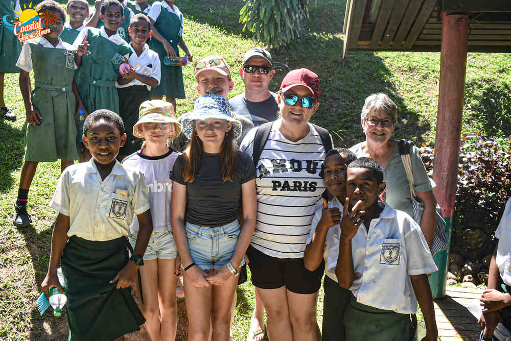 Cave and village visit by Coastal Island tours